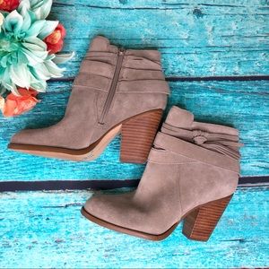 Sole Society Rumi Suede Heeled Ankle Boots